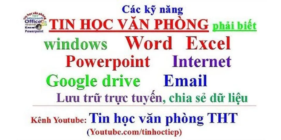 Kỹ năng máy tính văn phòng tiếng Anh là gì