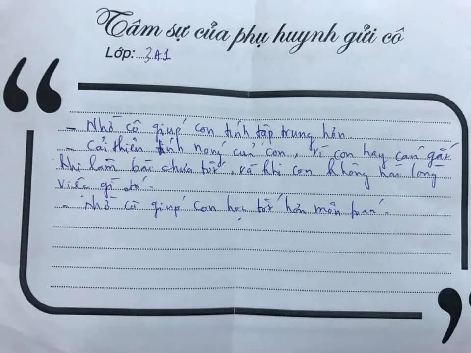 Cô giáo 9X và những phiếu nhận xét khiến học trò thích thú