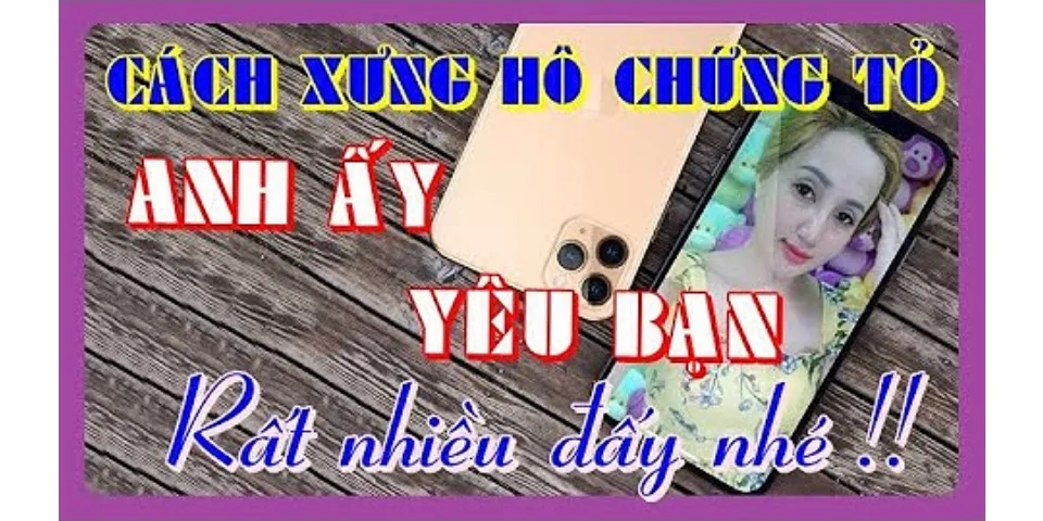 cách xưng hô với người yêu